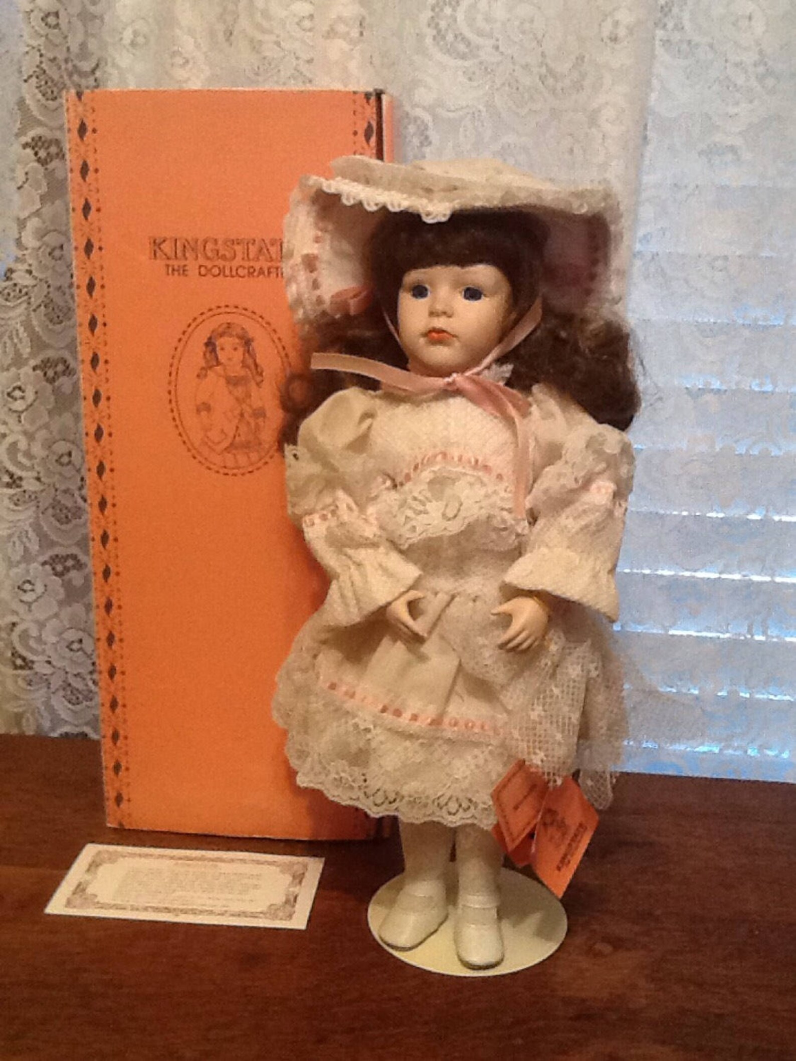 Kingstate Doll Michelle Beautiful Porcelain Doll Victorian Etsy