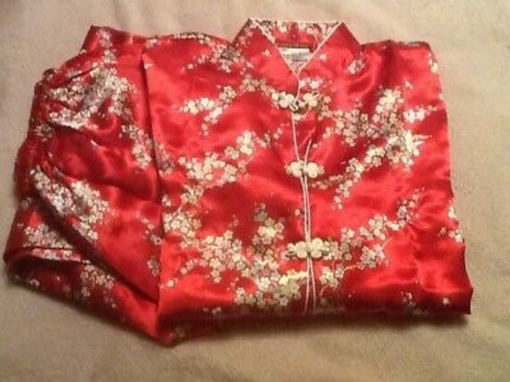Shanghai tang silk pajamas hotsell
