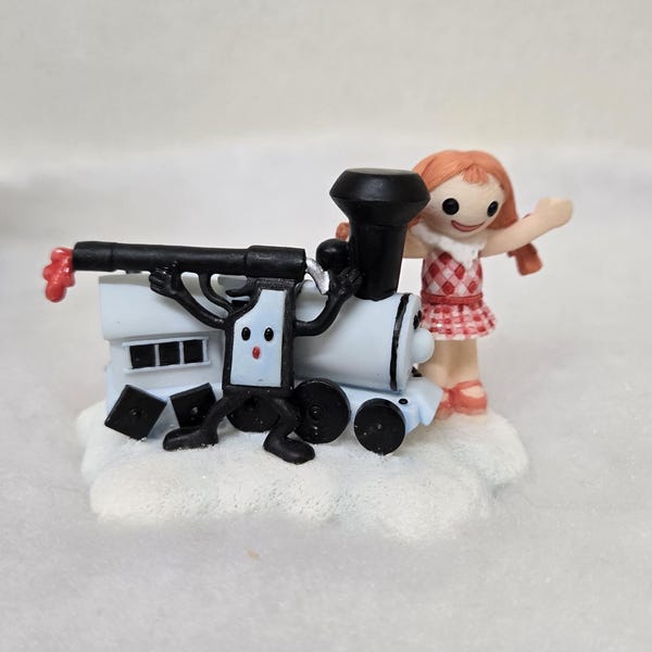 Enesco Rudolph's Misfit Toys Figurine When Christmas Day is Here It's the most wonderful day of the year MIB