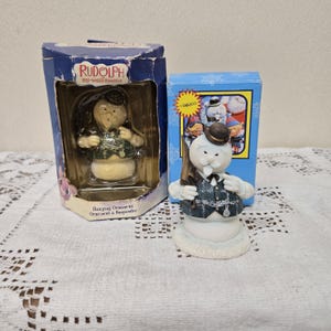 Enesco Sam the Snowman Figurine & Ornament Rudolph Misfit Toys MIB