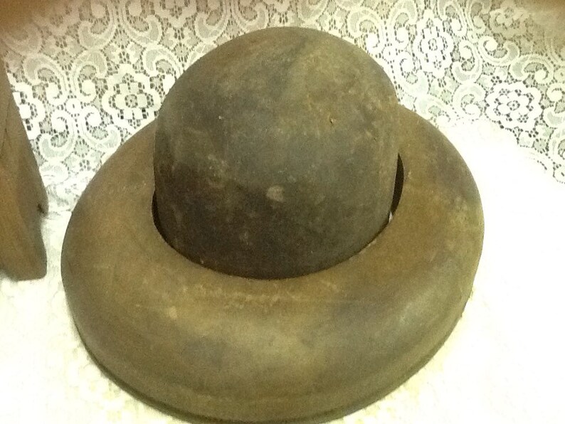 Primitive Wood Hat Molds Forms & Stand 1800's Millinery Etsy