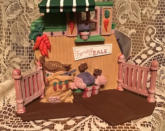 Dept56 General Store Mr Rabbits Easter Village Kitschy Bunny Holiday Decor