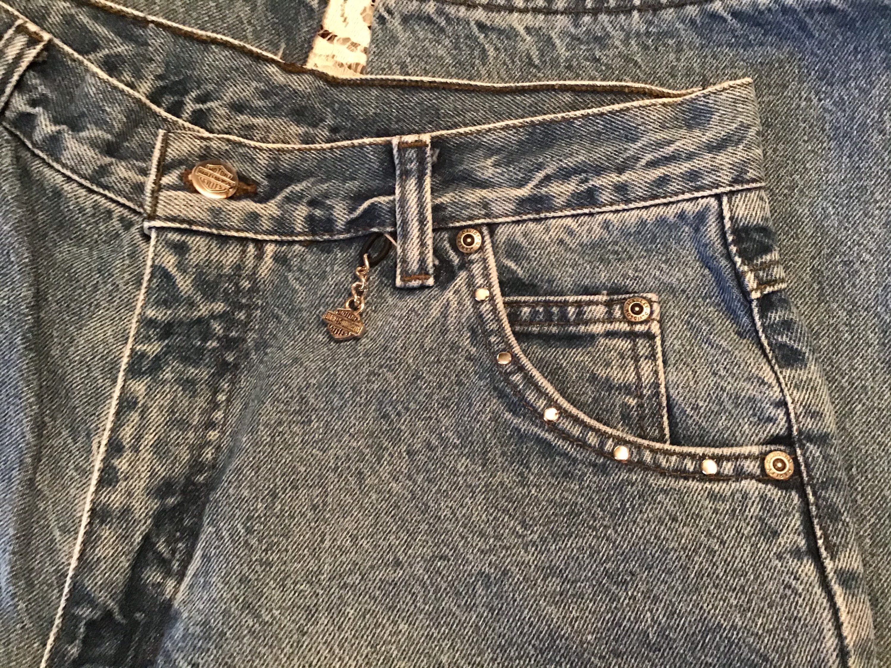Harley davidson womens jeans with best sale bling
