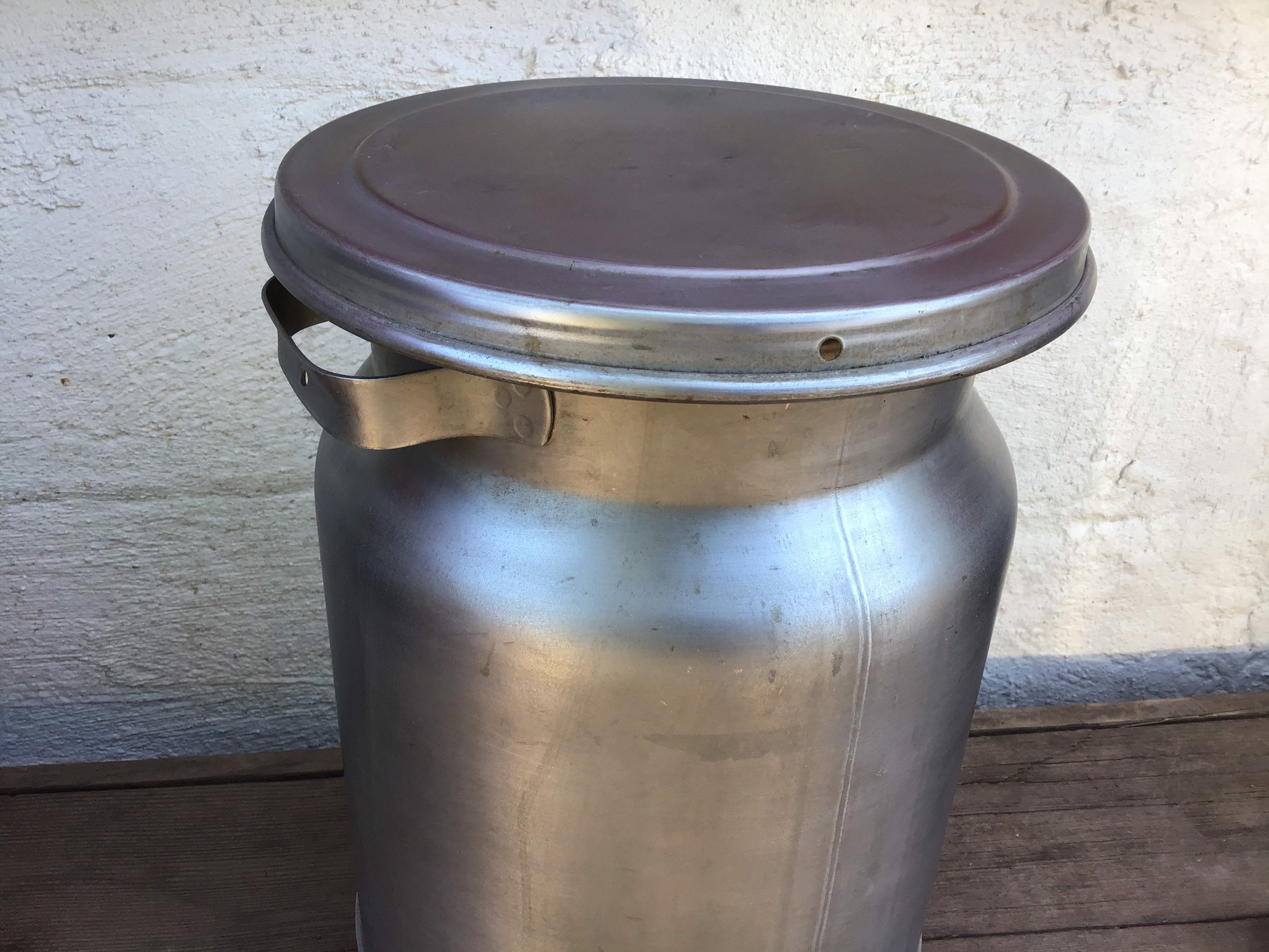Stainless Milk Can 10 Quart Antique Farmhouse Decor Etsy