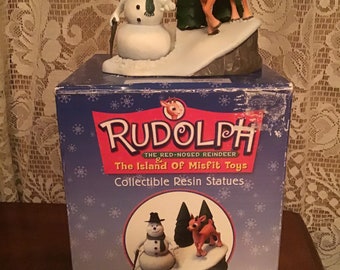 Rudolph The Island of Misfit Toys Rudolph & Scoop Diorama MIB