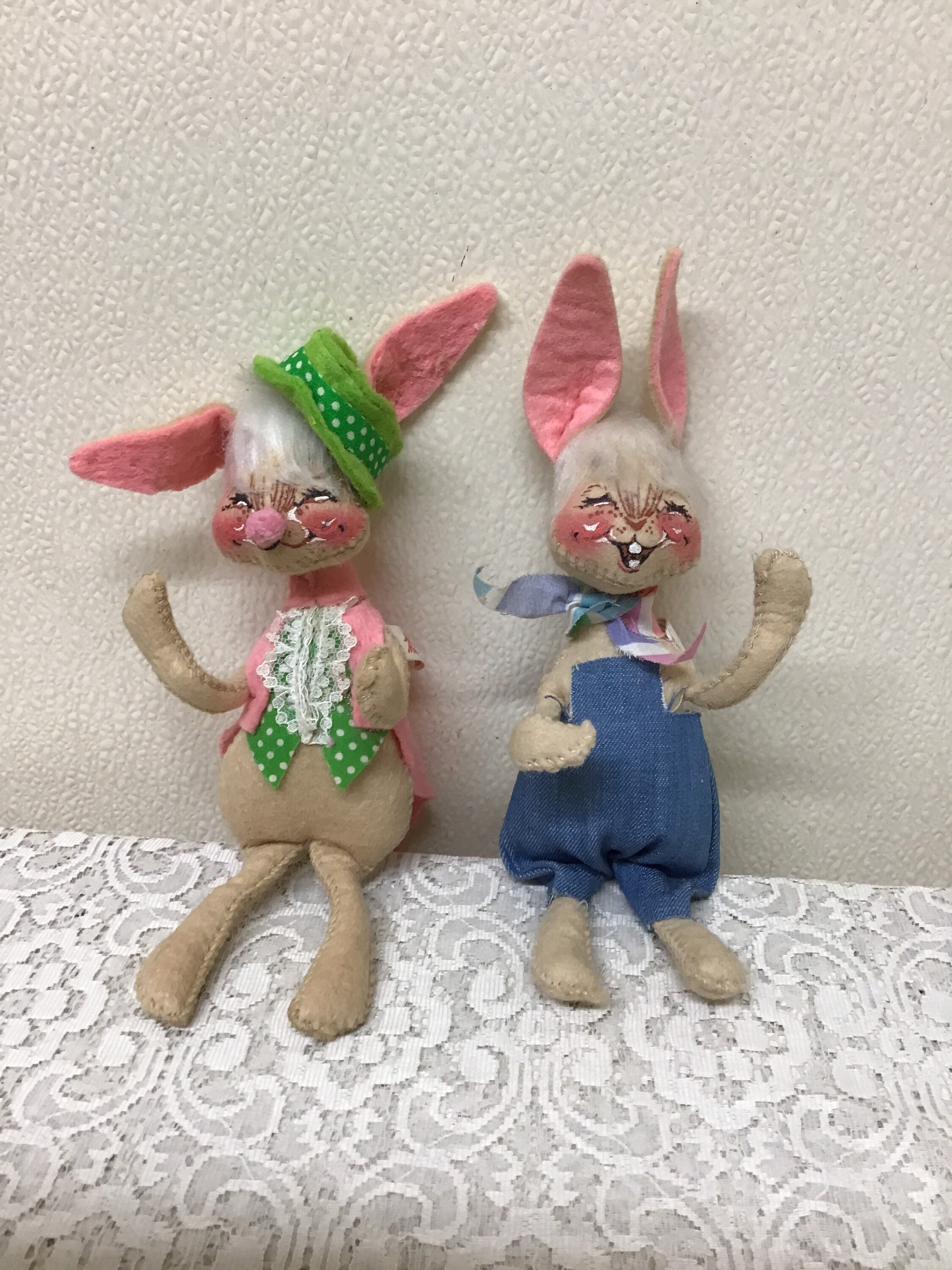 Annalee Easter Bunny Boys Dolls Adorable Kitschy Rabbits Etsy UK