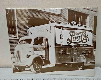 Pepsi Cola Photo 1940's Delivery Truck