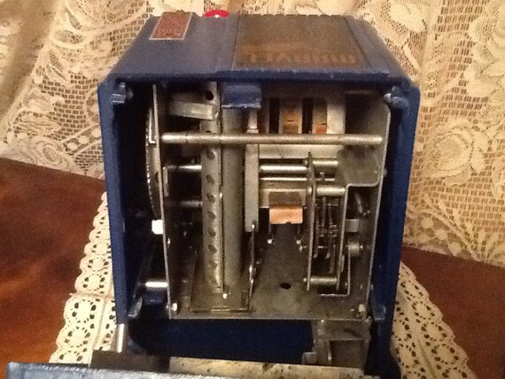 Daval Marvel Trade Stimulator Cigarette Gumball Machine Rare AS IS