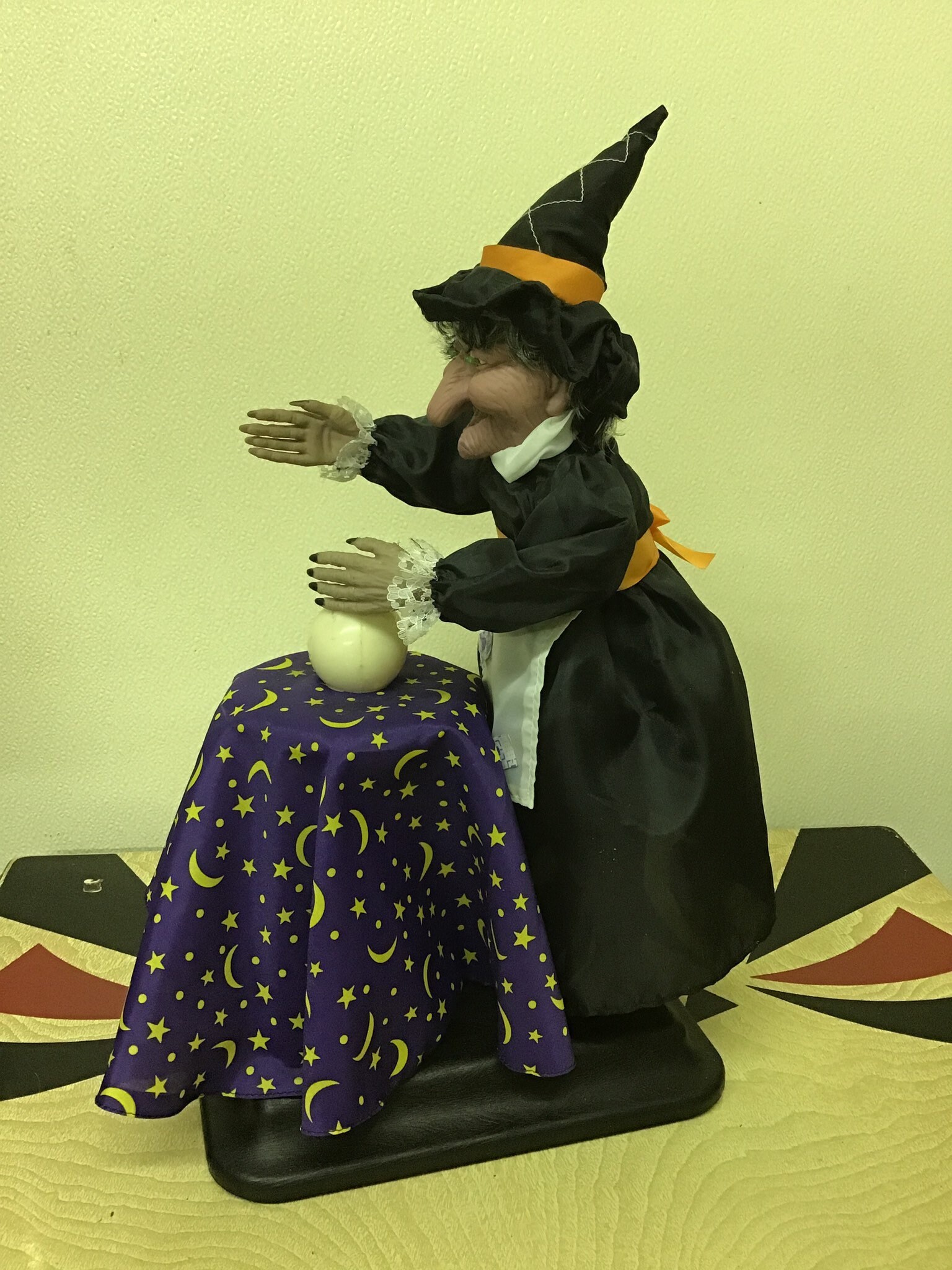 Gemmy Witch Fortune Teller Animated Halloween Spooky Etsy