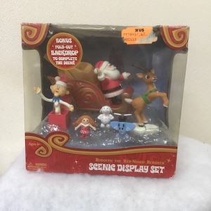Rudolph Santa on Misfit Island Figurines Scenic Display Set MIB Rare!
