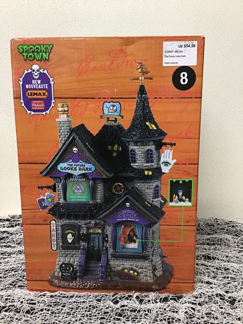 Lemax Spooky Town the Future Looks Dark Halloween MIB Sealed Etsy