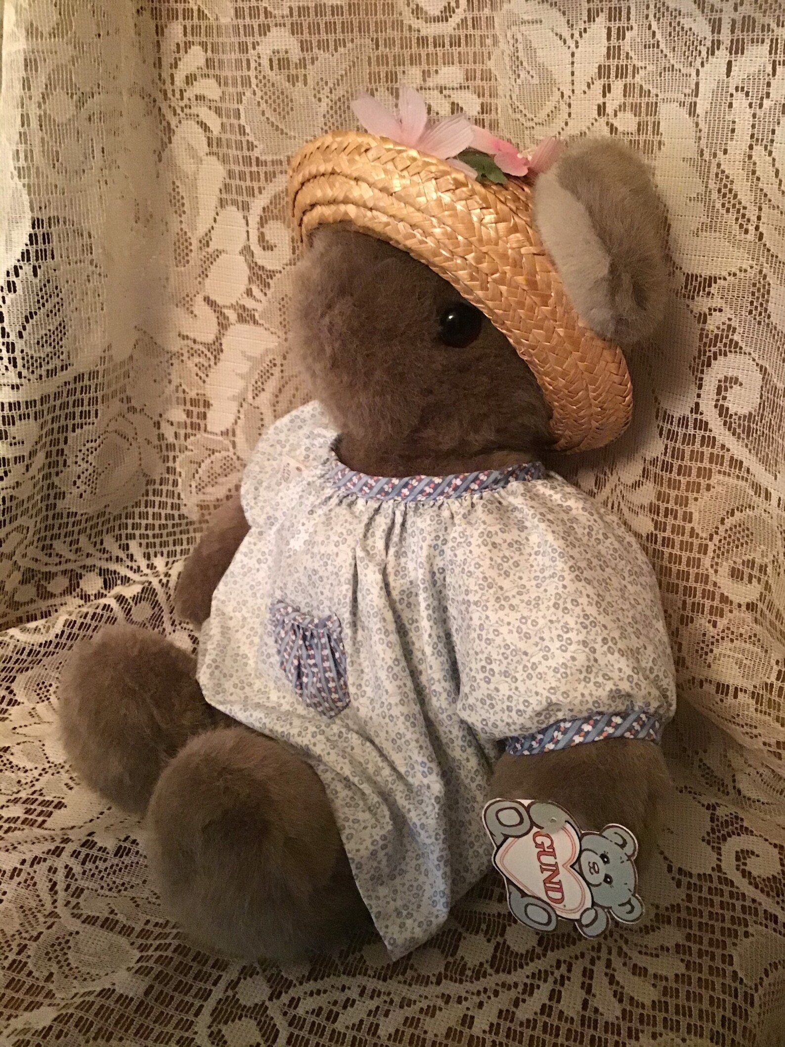 Gund Bunny Tales 1986 Plush Rabbit With Straw Hat - Etsy
