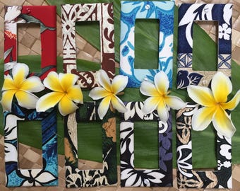 Hawaiian Light Switch Plates