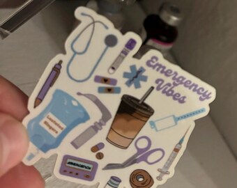 Emergency Vibes Sticker