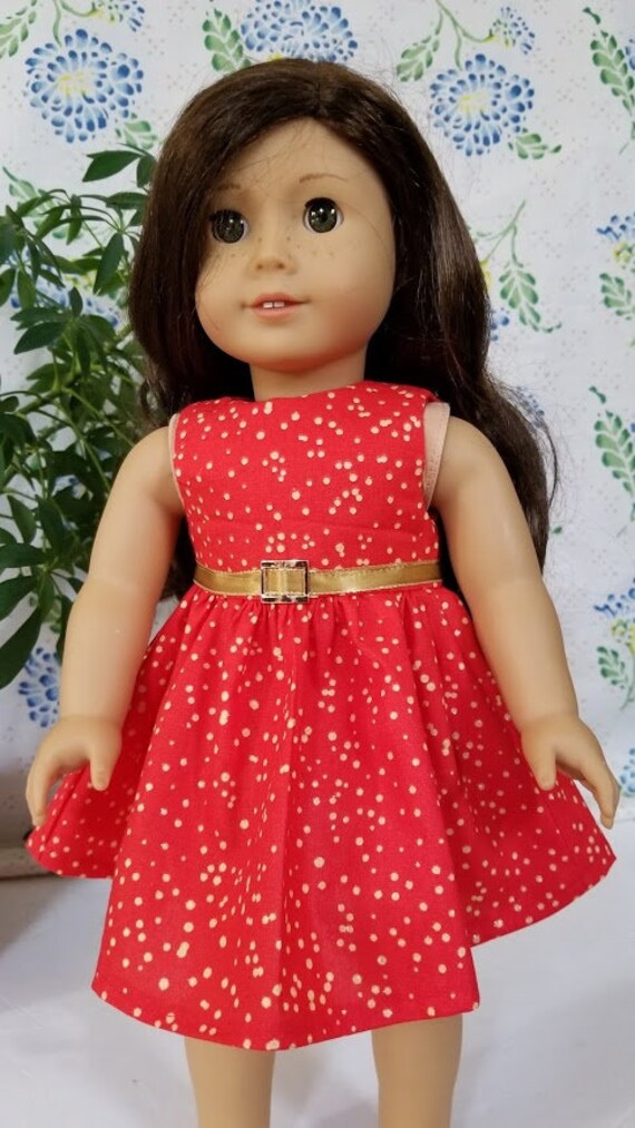 american girl gold dress
