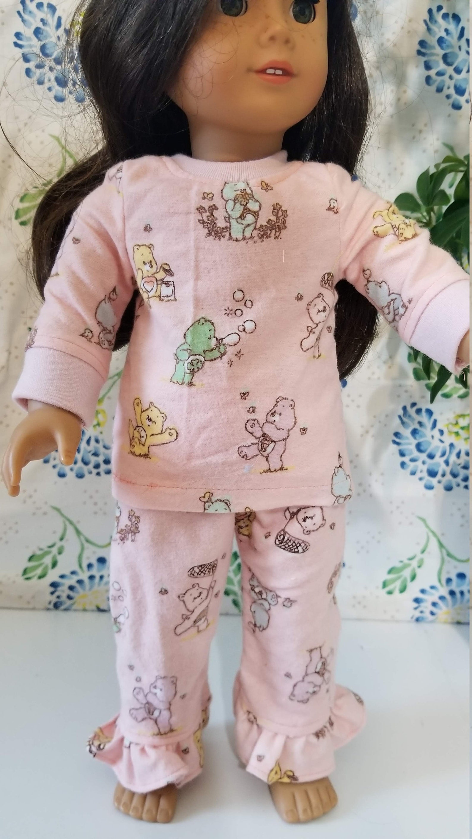 Care Bear Pajamas and Robe for American Girl Doll Etsy