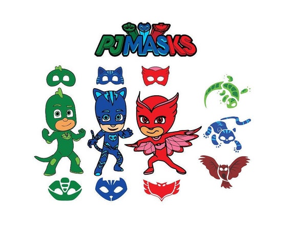 Download PJ Masks SVG 13 PJ Masks Cricut files Birthday svg files ...