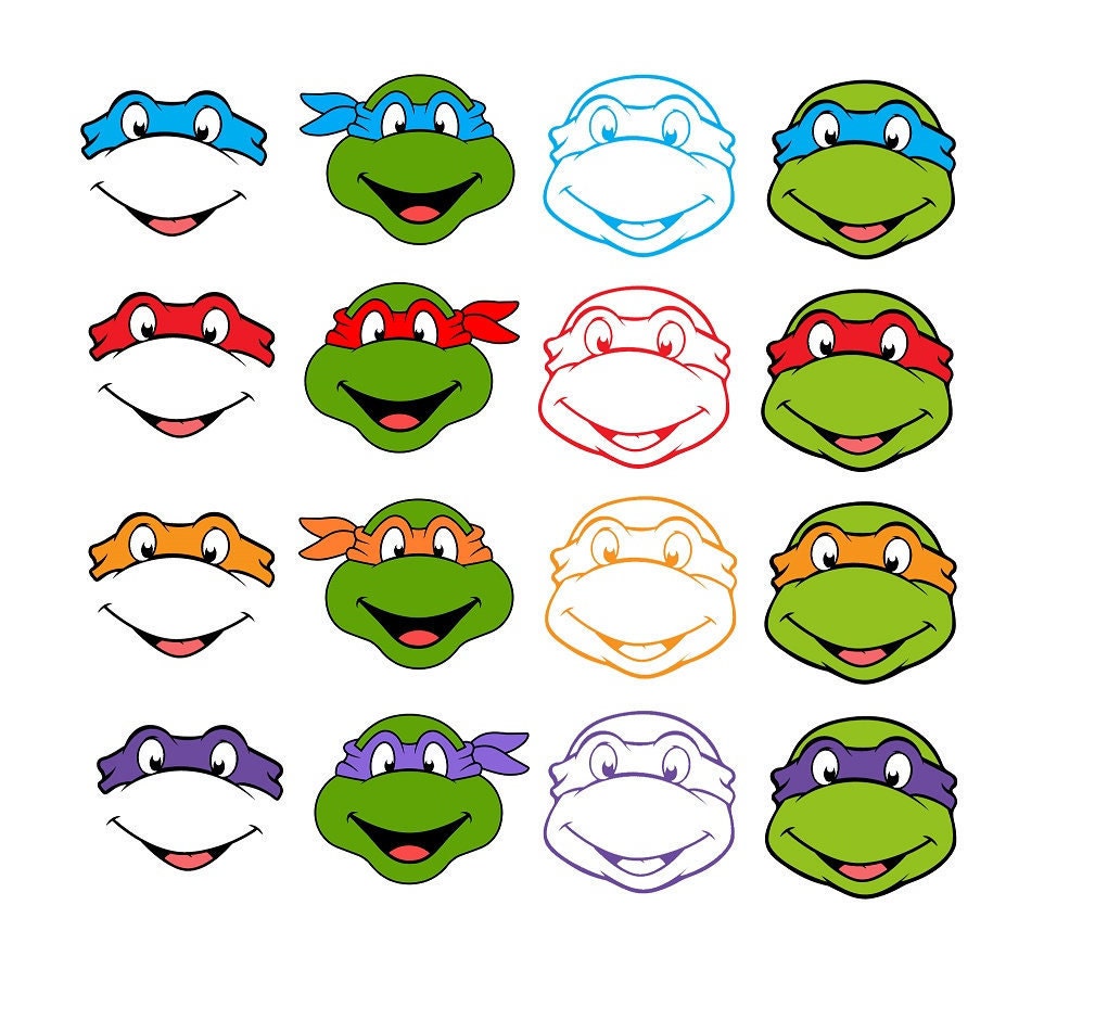 Download Ninja Turtles svg 16 Ninja Turtles Cricut files Birthday ...