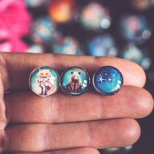 Oracle Le Petit Lenormand *Lovely*, 36 pièces, dome de verre 15 mm, Divinatoire,