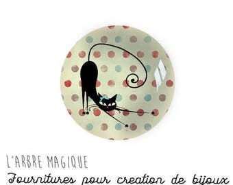 "Fancy 25 mm cabochon * craftsmanship" ref 641 cat