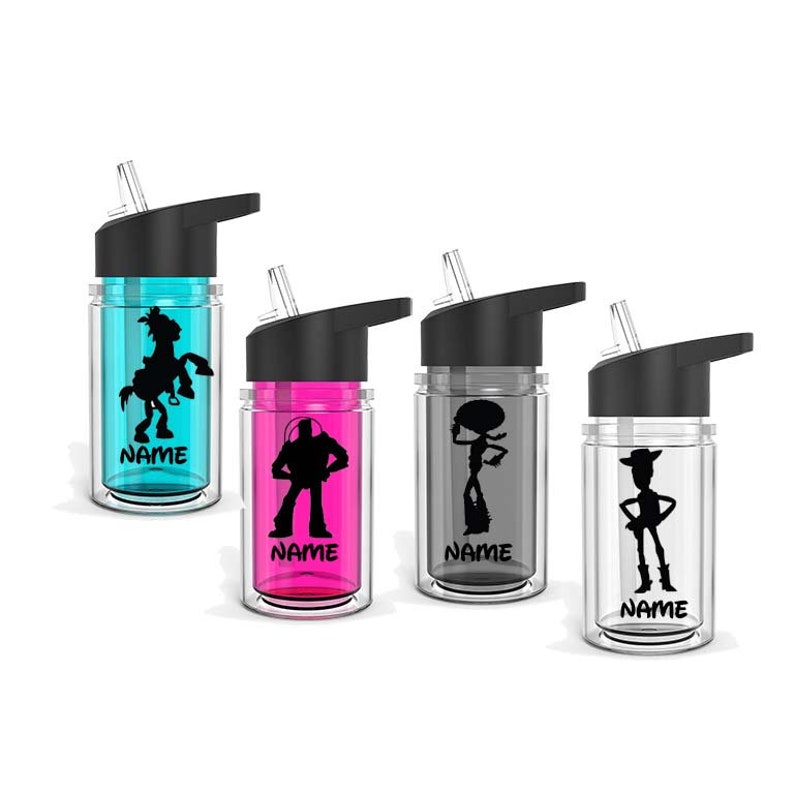 Toy Store Theme Personalized 10 oz Double Wall Kid/'s Sport Bottle