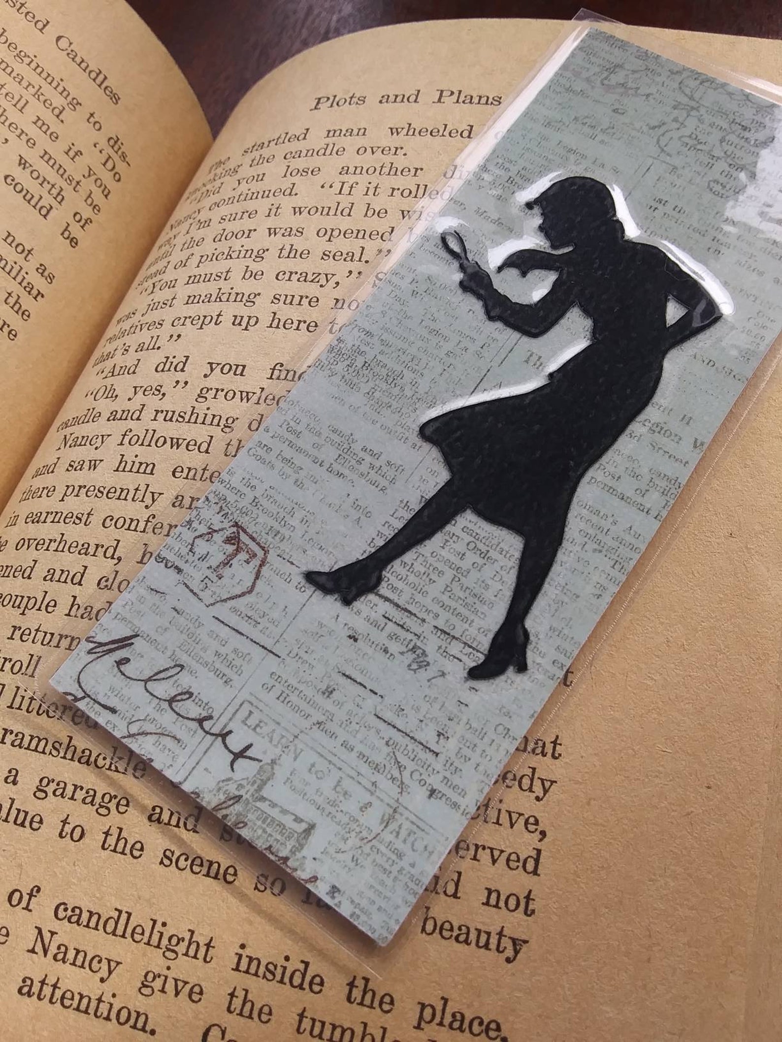 Nancy Drew Laminated Bookmark - Etsy