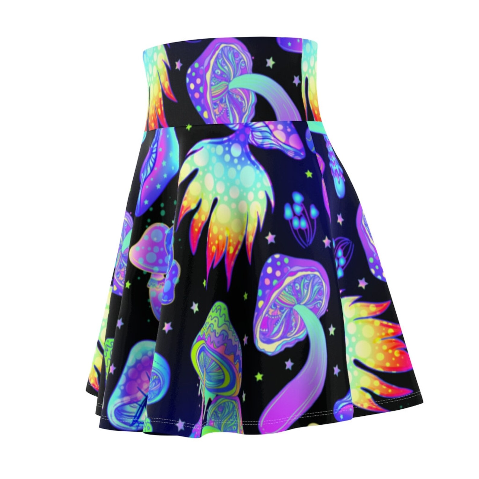 Abstract Colorful Psychedelic Women's Skirt main image 1