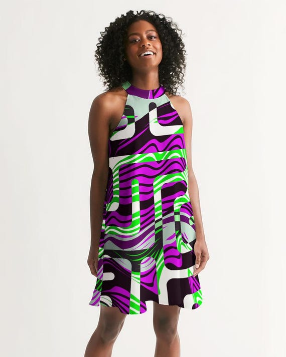 bright colored cocktail dress Amarra 88067 Size 16 Bright Purple Short Metallic Homecoming Dress Corset Cocktail Dress Formal V Neck Gown