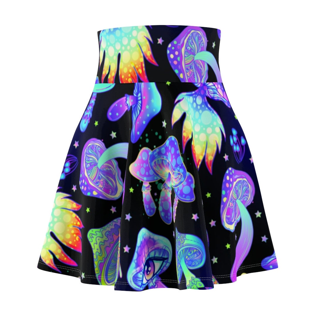 Abstract Colorful Psychedelic Women's Skirt main image 0