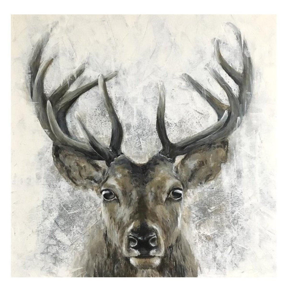 Stag Head Limited Edition Print Giclee Original Art - Etsy