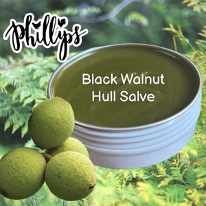 Black Walnut Hull Salve - made with natural ingredients in the USA