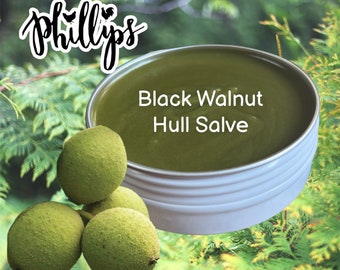 Black Walnut Hull Salve - made with natural ingredients in the USA