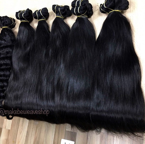 100 Raw Virgin Brazilian Remy Human Hair Bundle 100grams Etsy