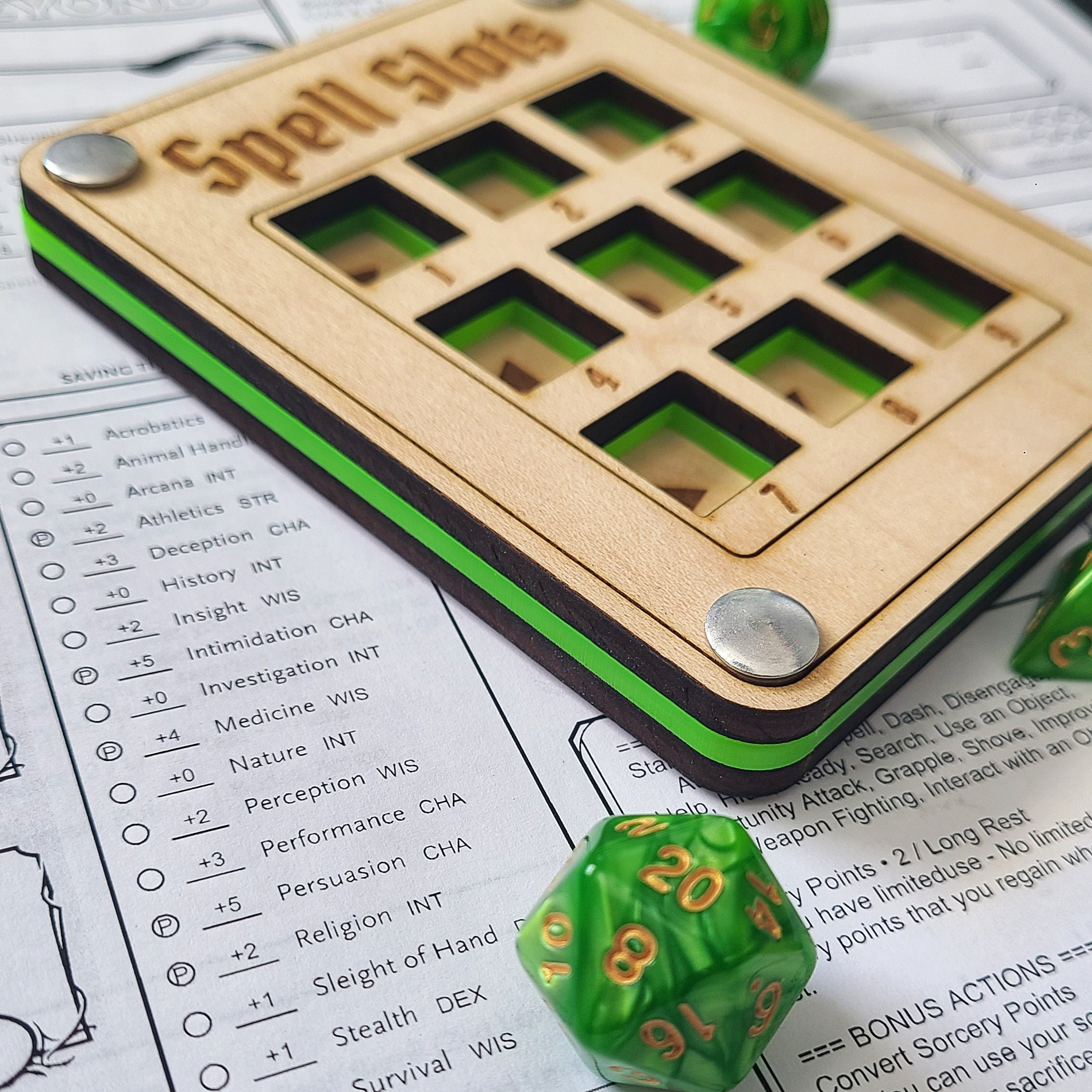 Dnd Spell Tracker - Digital Download - Etsy