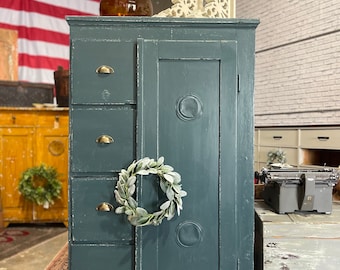 Rustic farmhouse pie safe, cabinet, kitchen