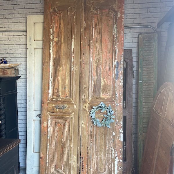 Rustic primitive barn door, farmhouse, pantry door, antique