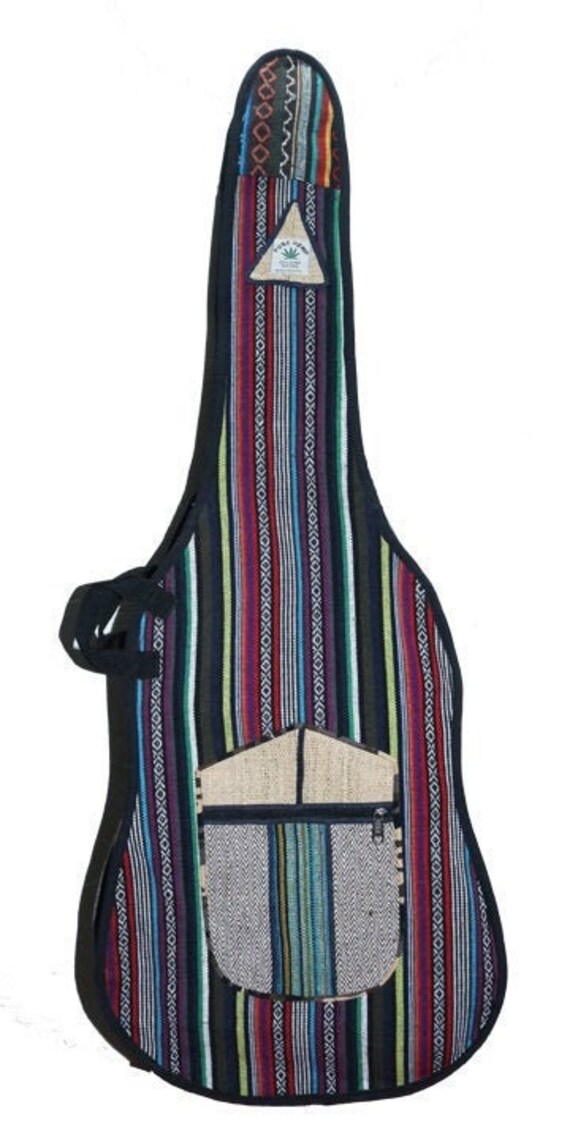 Hemp Guitar Bag Unisex Hippie Guitar Bag Hemp Cotton Mix Etsy