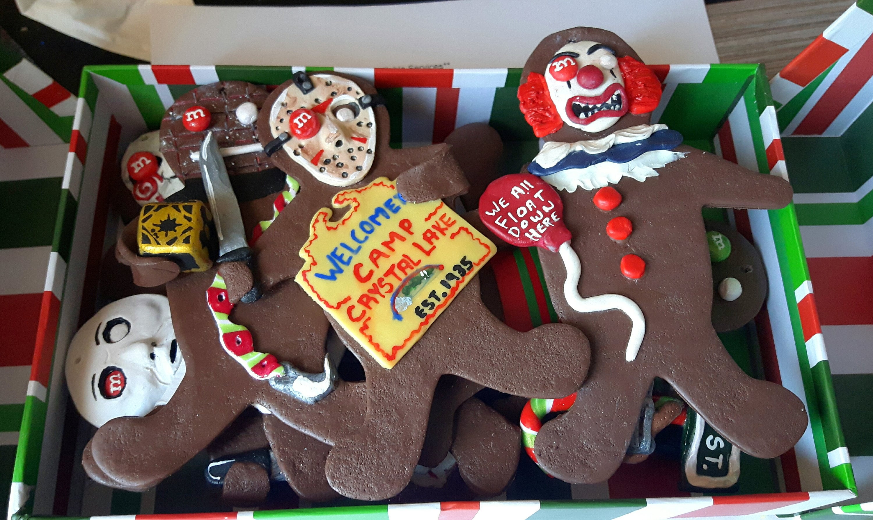 GINGERBREAD ORNAMENT Serial Killer Stalker Murder Mystery Gift Movie ...