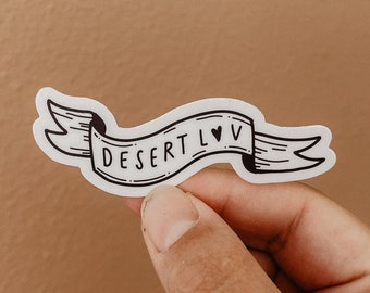desert lover sticker // adventure + nature sticker