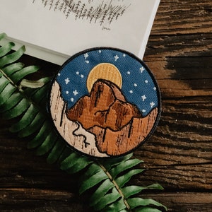 patch, camping, camp, outdoor, travel, mountain, moon, star, camp life, yosemite national park, national forest, road trip, half dome