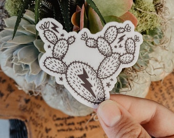 beavertail cactus sticker // adventure + nature sticker