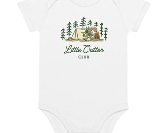 little critter club organic cotton baby bodysuit