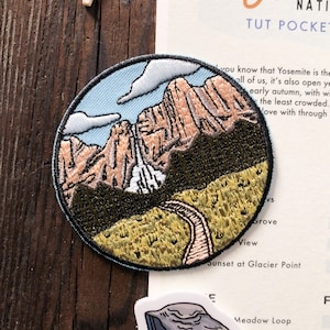 yosemite national park patch //  adventure embroidered patch