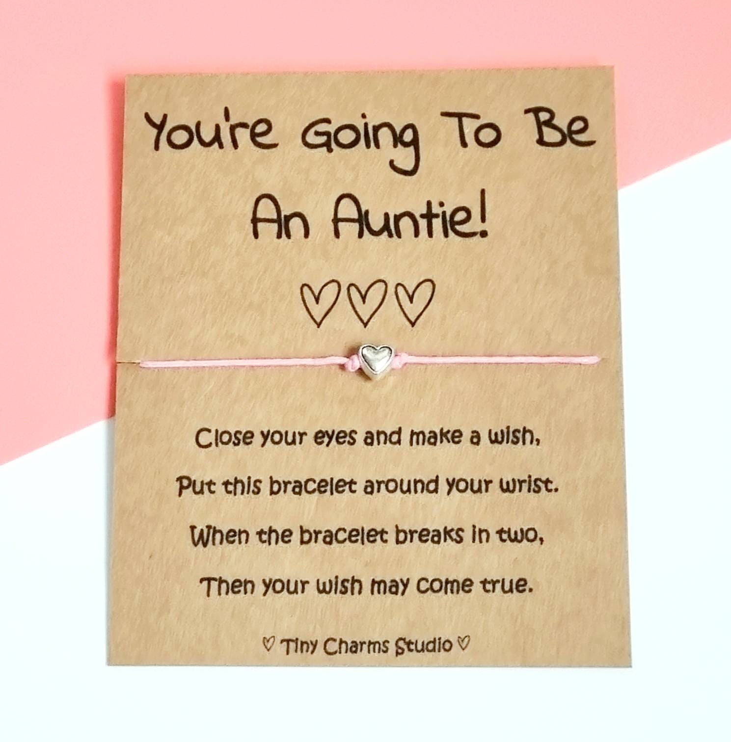 Friendship Bracelet Auntie Wish Bracelet Auntie Wish Bracelet