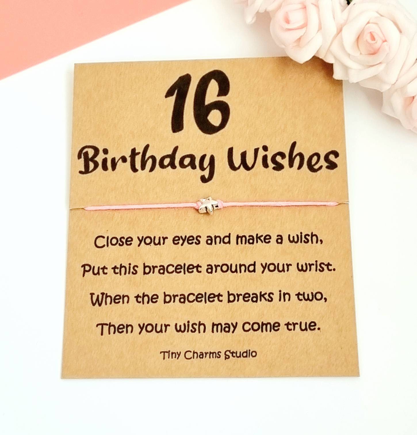 16th Birthday Wish Bracelet Sweet 16th Gifts Birthday Gift - Etsy Australia