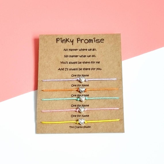 Pinky Promise Bracelet, Couples Bracelet, Couples Gift, Pinky Promise –  Gift Shop 102