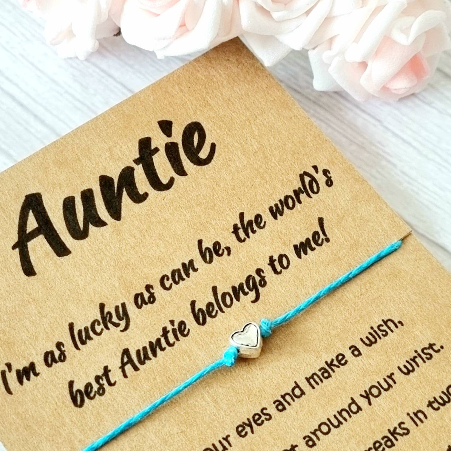 Aunty Easter Wish Bracelet, Easter Jewelry, Aunty Easter Gift, Easter Wish  Bracelet, Easter Basket Filler, Easter Bracelet, Easter Gift - Etsy