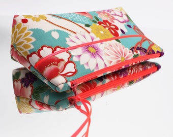 byZoon - trousse S,M,L - TZUZUMI - rose fluo - tissu japonais