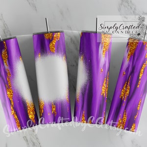 Purple with Gold Glitter Peek-a-boo, Spray Paint, Base Design, Purple, Gold, Glitter, Peek-a-Boo, Tumbler Design, Sublimation Design, Burst