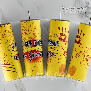 Trust Me, I Can Create A Scene - Tumbler Wrap Design